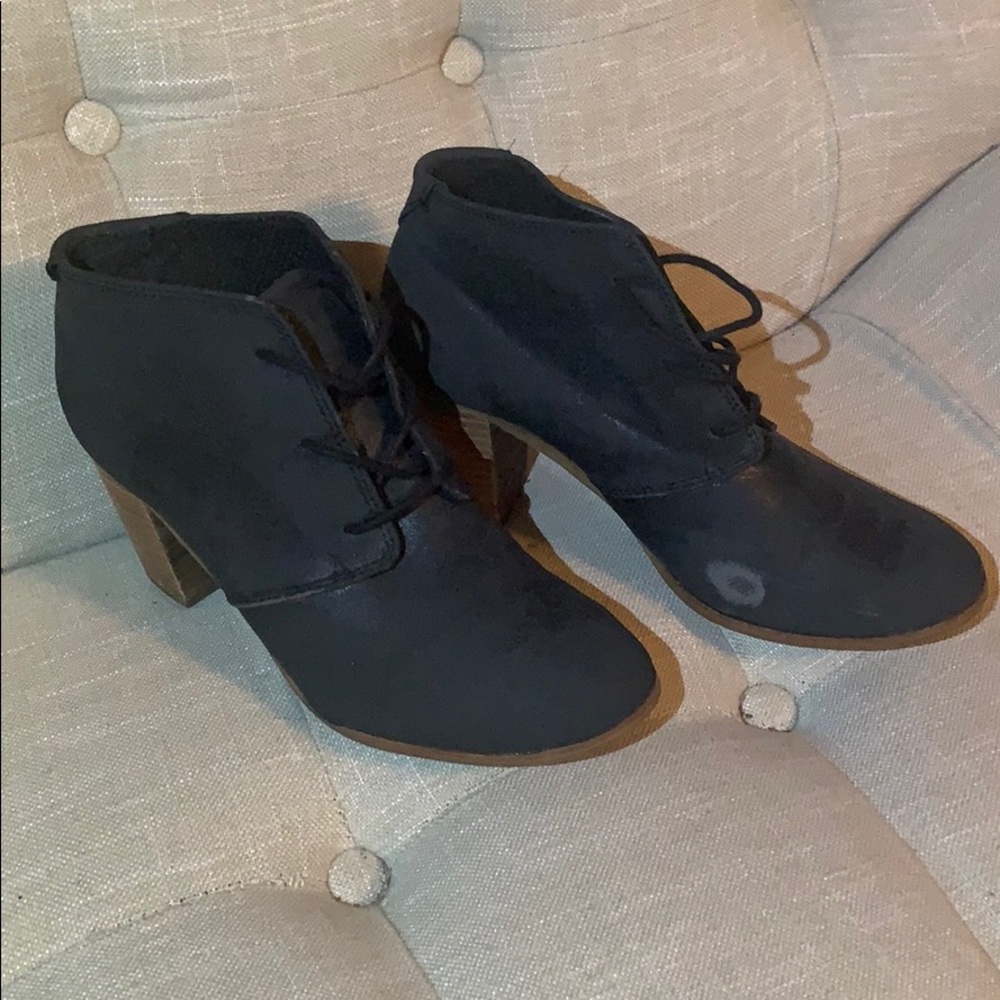 Black Toms Ankle Boots
